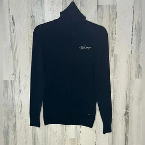 Tommy Hilfiger Turtle Neck Sweater Long Sleeve Top Navy‎ Blue Size Small